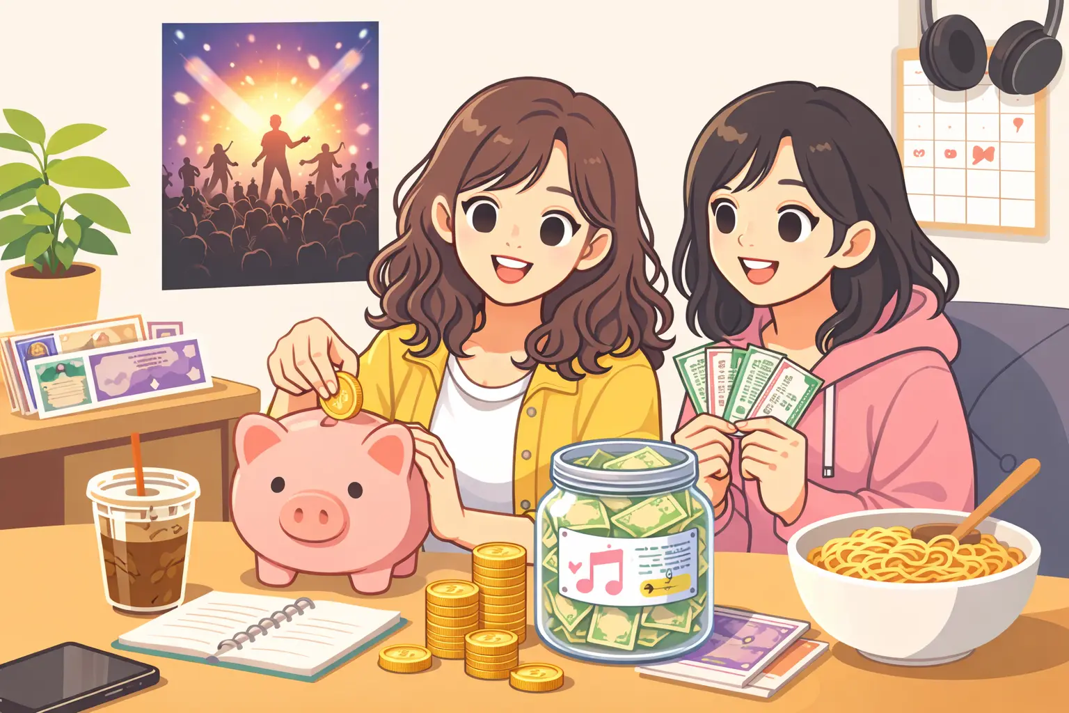 Tips Menabung Konser Biar Nggak Makan Mie Instan